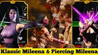 Piercing Mileena & Klassic Mileena FW Survivor Mode Gameplay | MK Mobile
