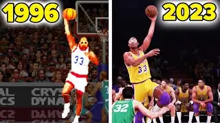 Kareem Abdul-Jabbar SKYHOOKS on NBA video games (1996-2023)