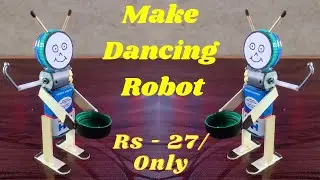 #robot How to make Self moving robot at home - mini dancing robot toy diy - best science project