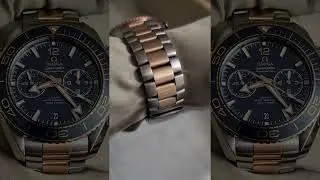 2017 Omega Seamaster Planet Ocean 45.5MM Blue Dial Two Tone Bracelet (215.20.46.51.03.001)