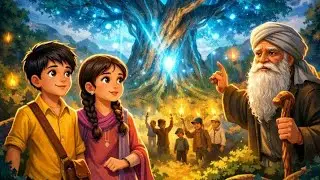 The Mystery of the Blue Light in the Forest.  @AnimateAvenue-z7w 