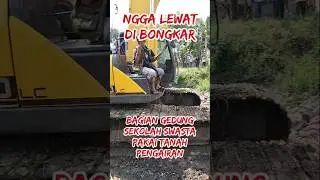 Gedung Sekolah Swasta Pakai Tanah Pengairan #normalisasisungai #normalisasikali #kalikarangsatria
