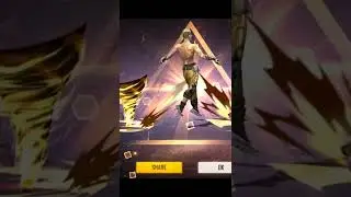 TORNADO ANIMATION FREE FIRE AMAZING LUCK | NEW FADED WHEEL FREE FIRE  #shorts #freefireshorts