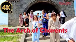 4K VIDEO   Beautiful Arch of Charents  .Չարենցի կամարը.قوس شارنتس, Арка Чаренца