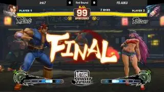 Round 2 - ink7(T.Hawk) vs FS AIKU(Poison, Akuma)