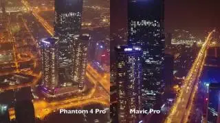 Phantom 4 Pro vs Mavic Pro lowlight test