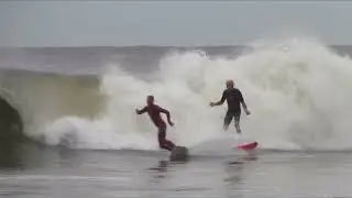 Crowded Hurricane Surfing In New York