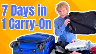 STOP Paying Airline Baggage Fees! My Carry-On Only Packing System (1 Week of Clothes)