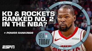 NBA POWER RANKINGS 📝 Western Conference dominance + Rockets at No. 2?! | NBA Today