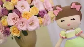 Decoração de Mesa tema Boneca de Pano