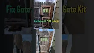 Fix Old Sagging Gate with Gate Kit