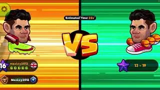 Playing Head Ball 2! I created a team!