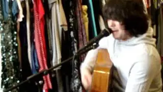 Billy Mitchell @ Dundee Jams for Oxfam instore sessions, 1/10/11. Elvis cover. Movie by Daisy Dundee