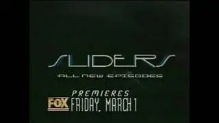 Sliders TV Series Fox Promo