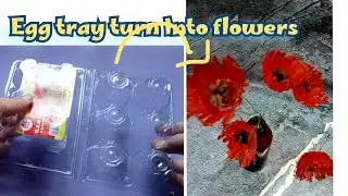 Waste material craft ideas/egg shell reuse