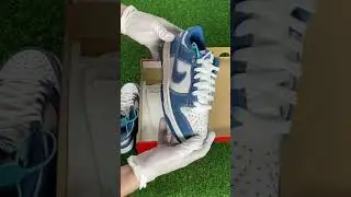 Мини-обзор кроссовок Nike Dunk Low &ldquo;Industrial Blue&rdquo; #dewu #poizon #посредник #nike #кроссовки