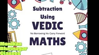 Vedic Maths Trick for Subtraction | Fast & Easy Method for Kids (NO BORROWING TRICK)