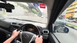 POV Drive - Morning Rush to Work 