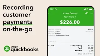How to record customer payments in the QuickBooks Online Mobile App