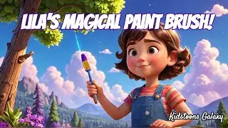 Lila&rsquo;s Magical Paintbrush! #kidsstories #bedtimestories #moralstories #kidstoonsgalaxy #stories