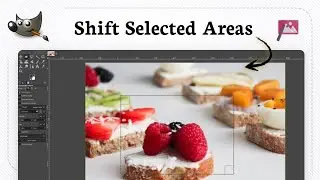 How to move a selection in GIMP (Smooth Drag)