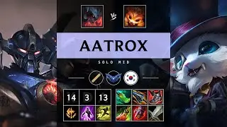 Aatrox Mid vs Gnar - KR Diamond Patch 25.12