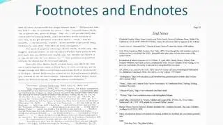 Footnotes and End Notes for a Family History