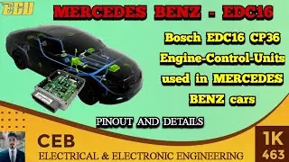 MERCEDES BENZ - EDC16 | pinout for Bosch EDC16 CP36 Engine Control Units, used in MERCEDES BENZ cars