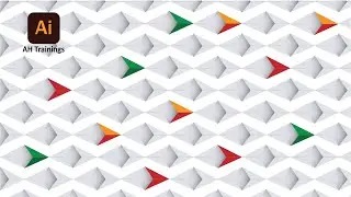 Pattern in Adobe / How to make Pattern / Adobe illustrator Tutorial by AH trainings