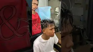 highlight x mullet #hairstyle #barbershop #fyp