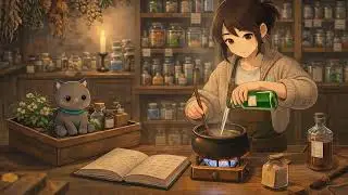 Herbal Workshop Night | Cozy Cottagecore Vibes (1 Hour Chill Music)