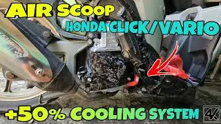 PAANO MAG INSTALL NG AIR SCOOP SA HONDA CLICK