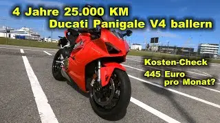 Ducati Panigale V4 nach 25000 KM und 4 Jahren. Was Kostet der Spass? Ein &Uuml;berblick aller Kosten!