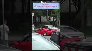 * INSANA ACELERADA DA FERRARI #exotic #gugatv #luxo #avenidaeuropa #supercars #automobile