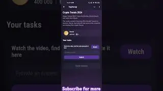 Crypto Trends 2024 | TapSwap Code TapSwap Answer