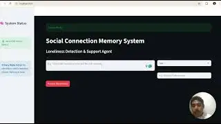 Social Connection Memory System: An AI Agent for Loneliness Detection & Support