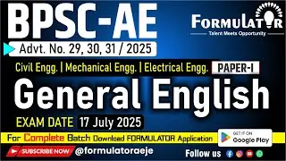 BPSC-AE 2025 Exam Analysis Paper-I General English Discussion II Civil II Mechanical II Electrical