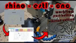 Anklepants : rhino 3d Button array & chassis modelling, ESTL CAM cnc machining & thread cutting