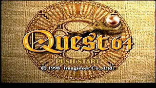 Quest 64 Intro and Title Screen (Nintendo 64) (HD)