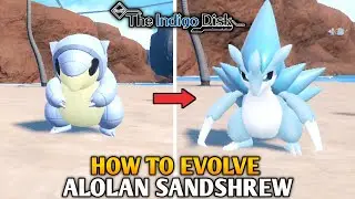 How To Evolve Alolan Sandshrew Into Alolan Sandslash In Pokemon Scarlet & Violet : The Indigo Disk