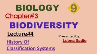 class 9 biology Chapter 3 lecture History of classification systems