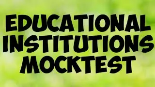 EDUCATIONAL INSTITUTION|| MOCK TEST ||KTET ||SET |||