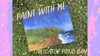 PAINT WITH ME | Jamaica Landscape Oil Painting | Winsor and Newton Water Mixable Oils