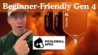 Pickleball Paddle Review: Pickleball Apes Charm Series |  Diced Core Technology