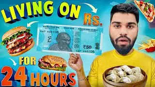Living on Rs 50 For 24 Hours Challenge 😱 