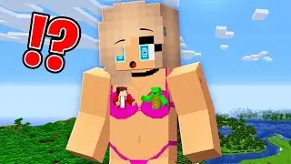 JJ Secret House Inside Girl Giant Body in Minecraft - Maizen