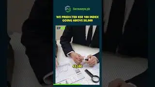 We predicted KSE 100 index going above 50,000. #shorts