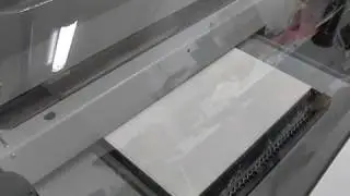 ZPrint 650 3D-skrivaren skriver ut en testmodell