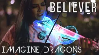 Imagine Dragons - Believer | BEATBOX & VIOLIN by Renata Garc&iacute;a (loop pedal cover)