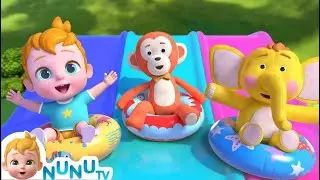 The Bear Went Over The Mountain | Nursery Rhymes and Kids Songs | NuNu Tv
